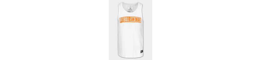 Tank top Pitbull West Coast Eighty Nine Dog męski biały