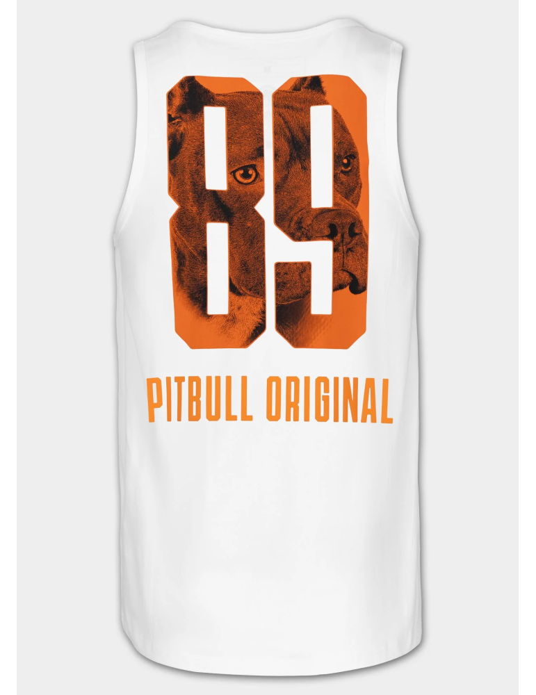 Tank top Pitbull West Coast Eighty Nine Dog męski biały
