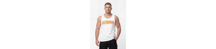 Tank top Pitbull West Coast Eighty Nine Dog męski biały