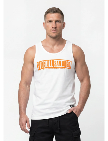 Tank top Pitbull West Coast Eighty Nine Dog męski biały