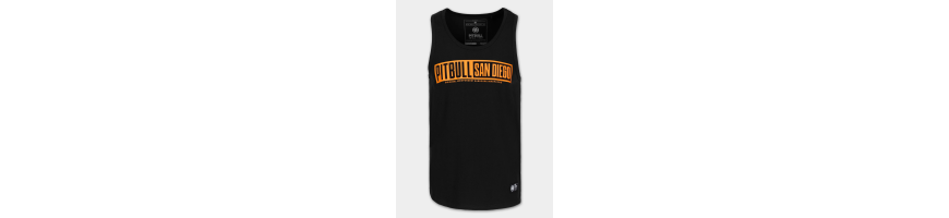 Tank Top Pitbull West Coast Eighty Nine Dog męski czarny