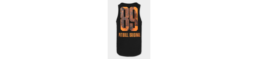 Tank Top Pitbull West Coast Eighty Nine Dog męski czarny