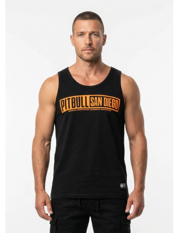 Tank Top Pitbull West Coast Eighty Nine Dog męski czarny