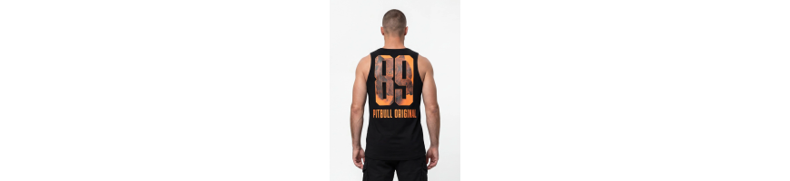Tank Top Pitbull West Coast Eighty Nine Dog męski czarny