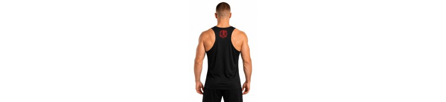 Tank Top Octagon Grunge czerwono/czarna