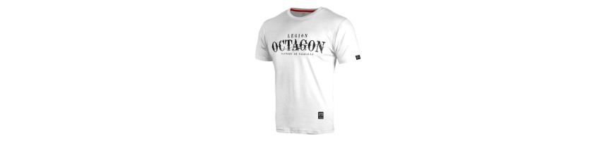 T-shirt Octagon Valhalla biały męski