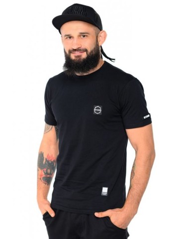 T-shirt Octagon Small logo czarny męski