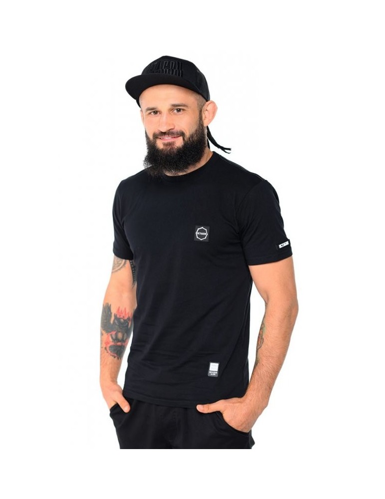 T-shirt Octagon Small logo czarny męski