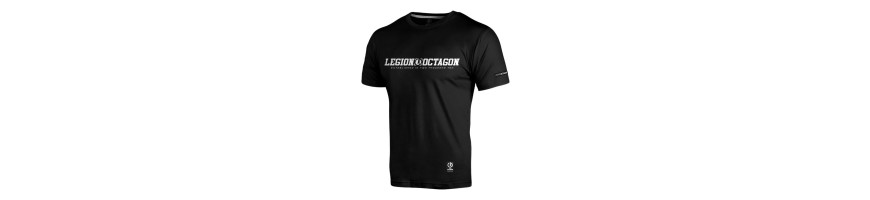 T-shirt Octagon Unique czarny męski