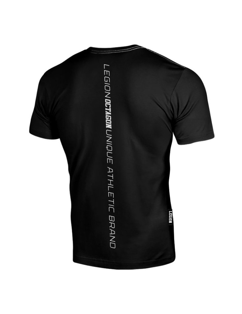 T-shirt Octagon Unique czarny męski