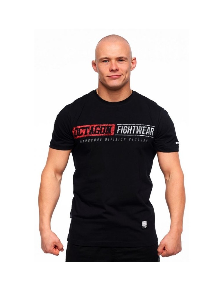 T-shirt Octagon Division Clothes męska czarna