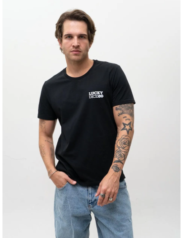 T-shirt Lucky Dice Truck czarny