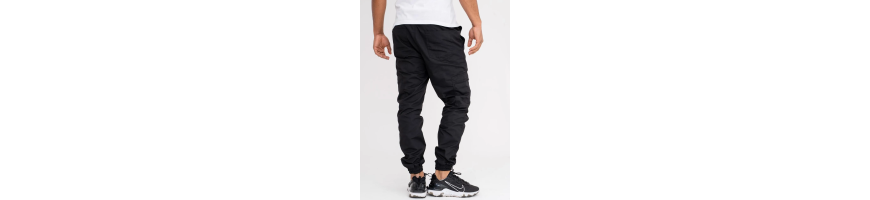 Joggery Jigga Wear Bojówki Stripe Ripstop czarne