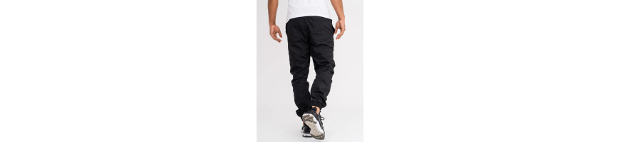 Joggery Jigga Wear Bojówki Stripe Ripstop czarne