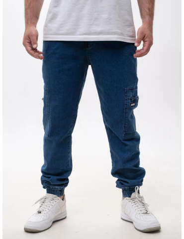 Joggery Jigga Wear Bojówki Stripe Zip Cargo jeans