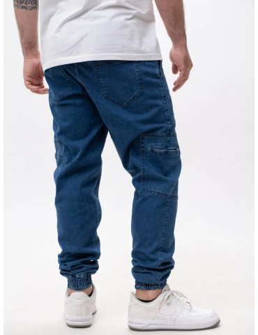 Joggery Jigga Wear Bojówki Stripe Zip Cargo jeans