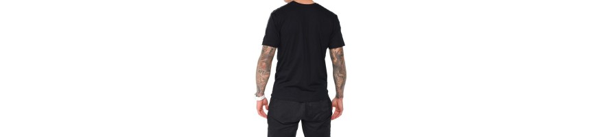 T-shirt Octagon Stripe czarna/biała