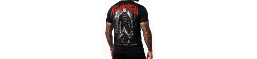 T-shirt Octagon No Mercy czarny