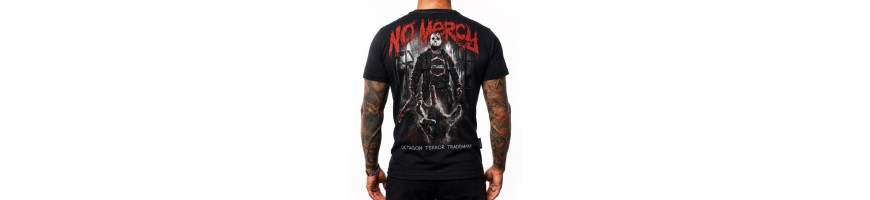 T-shirt Octagon No Mercy czarny