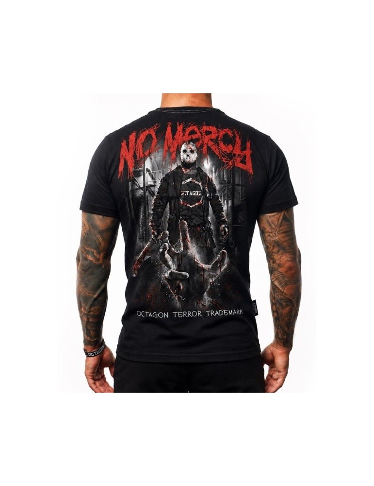 T-shirt Octagon No Mercy czarny