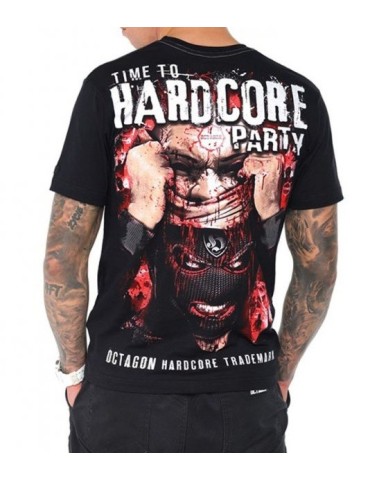 T-shirt Octagon Time to Hardcore Party czarny