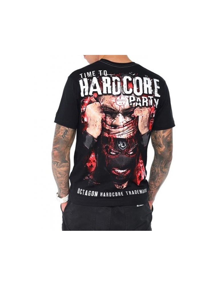 T-shirt Octagon Time to Hardcore Party czarny