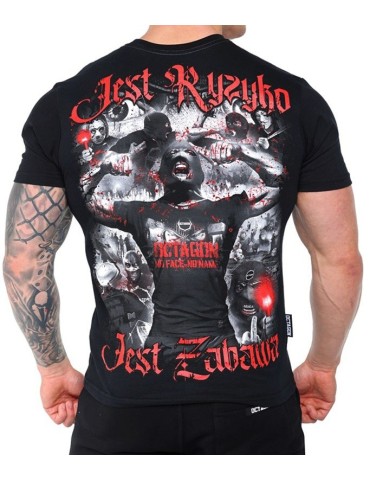 T-shirt Octagon Jest Ryzyko Jest Zabawa 2 czarny