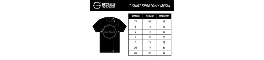 T-shirt Octagon Escape sportowy czarny