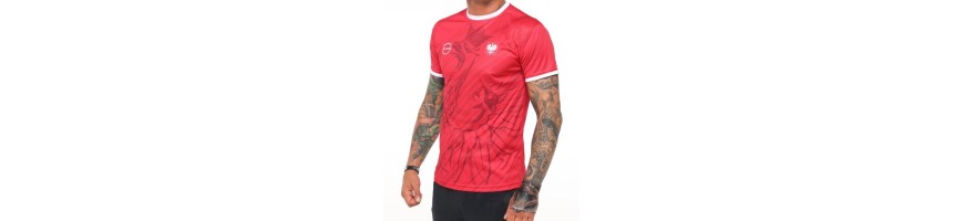 T-shirt Octagon Polska Orzeł czerwona