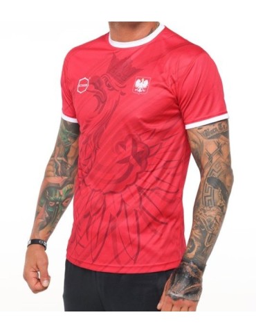 T-shirt Octagon Polska Orzeł czerwona