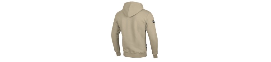 Bluza Octagon Small Logo beżowa
