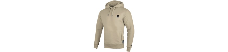Bluza Octagon Small Logo beżowa
