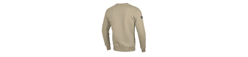 Bluza Octagon Small logo beżowa
