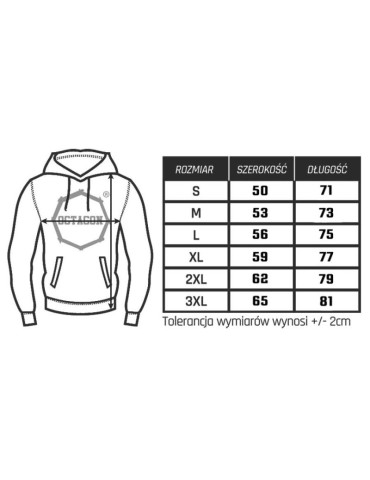 Bluza Octagon UTAH Stripe czarna