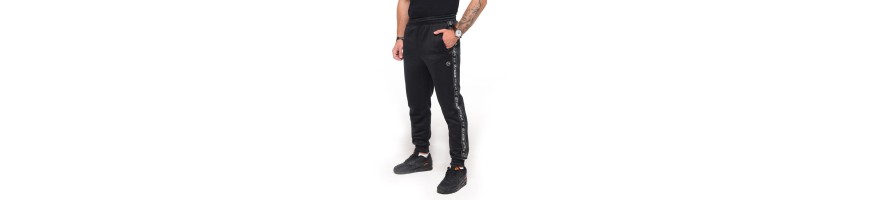 Spodnie dresowe Octagon UTAH Stripe czarne