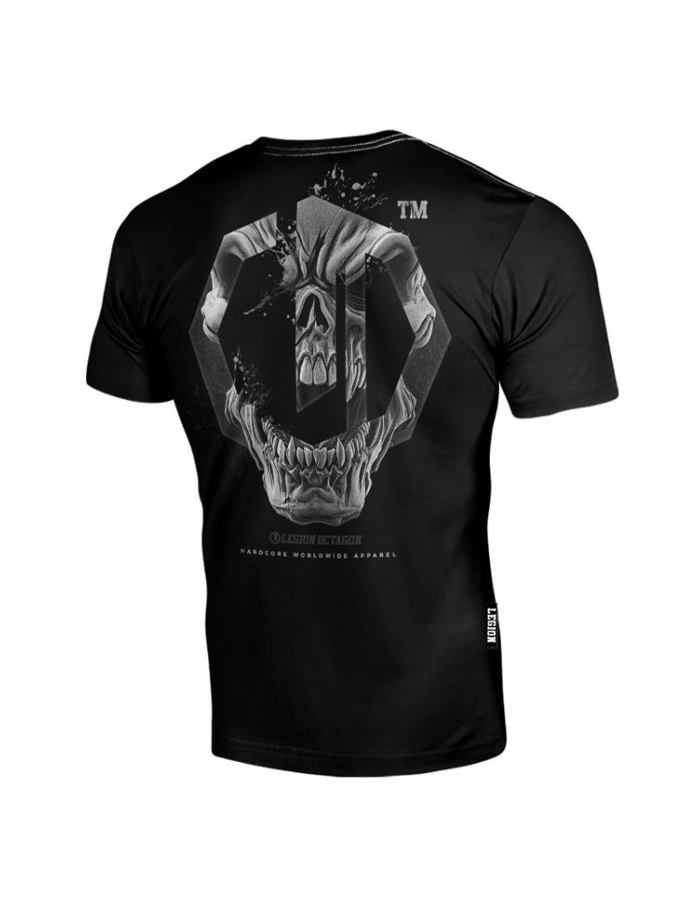 T-shirt Octagon Skull czarny