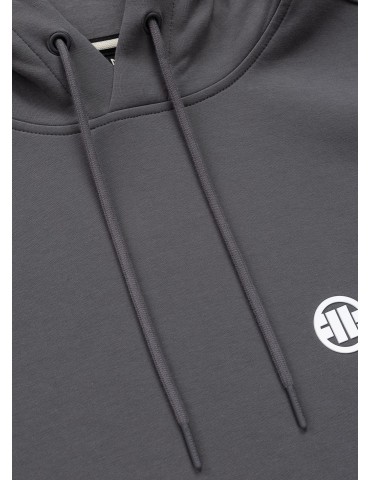 Bluza Pitbull West coast Charger Small Logo kaptur grafitowa
