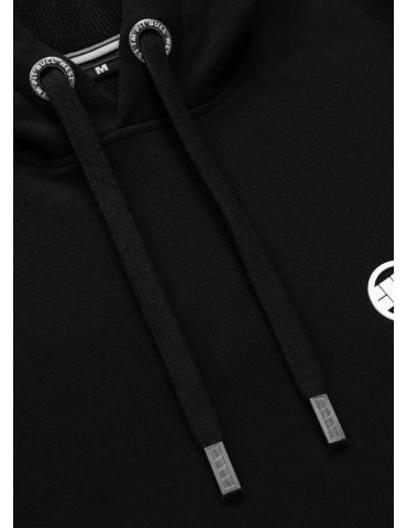 Bluza Pitbull Small logo kaptur czarna