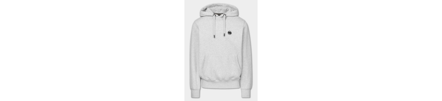 Bluza Pitbull West Coast Small logo kaptur szara