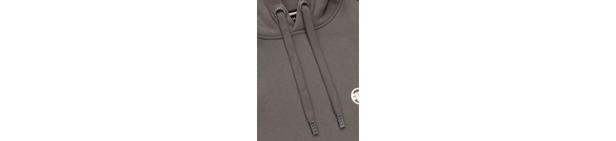 Bluza Pitbull West Coast Small logo kaptur jasny brąz