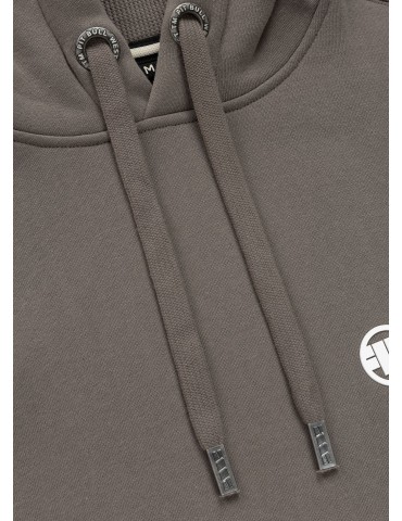 Bluza Pitbull West Coast Small logo kaptur jasny brąz
