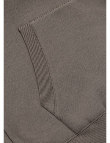 Bluza Pitbull West Coast Small logo kaptur jasny brąz