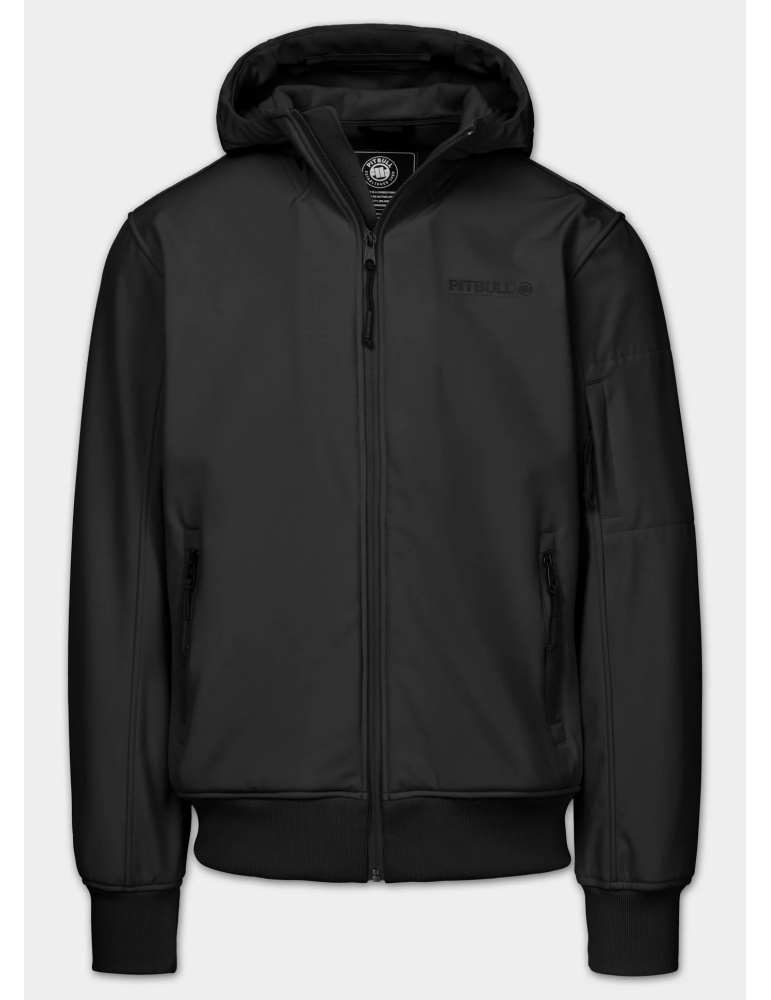 Kurtka Pitbull West Coast Roscoe Softshell czarna