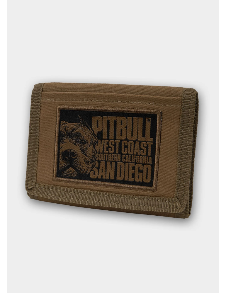 Portfel Pitbull West Coast Canvas Blood dog parciany brązowy