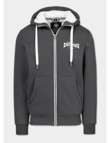 Bluza Pitbull West Coast Ruffin Ring rozpinana szara