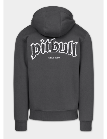 Bluza Pitbull West Coast Ruffin Ring rozpinana szara