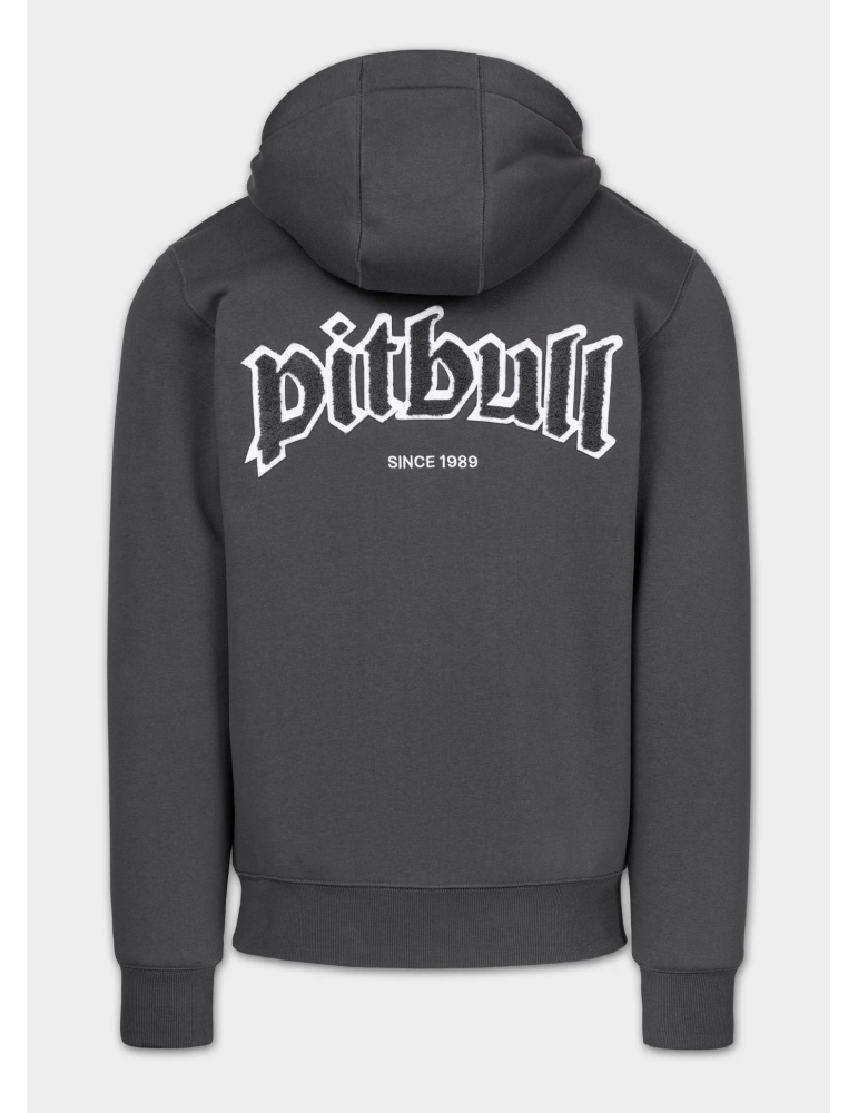 Bluza Pitbull West Coast Ruffin Ring rozpinana szara