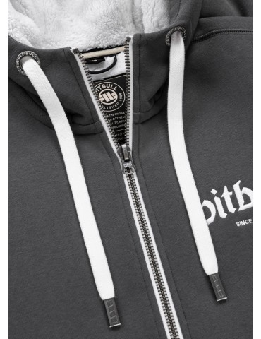 Bluza Pitbull West Coast Ruffin Ring rozpinana szara