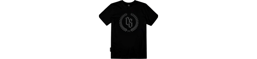 T-shirt Ciemna Strefa czarny/szary Laur
