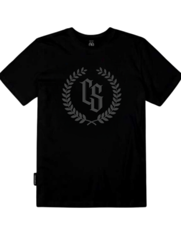 T-shirt Ciemna Strefa czarny/szary Laur